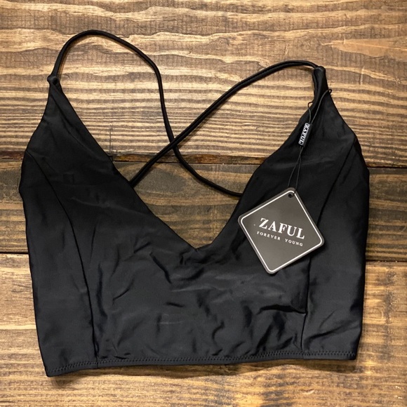 Black tankini set - Picture 3 of 11